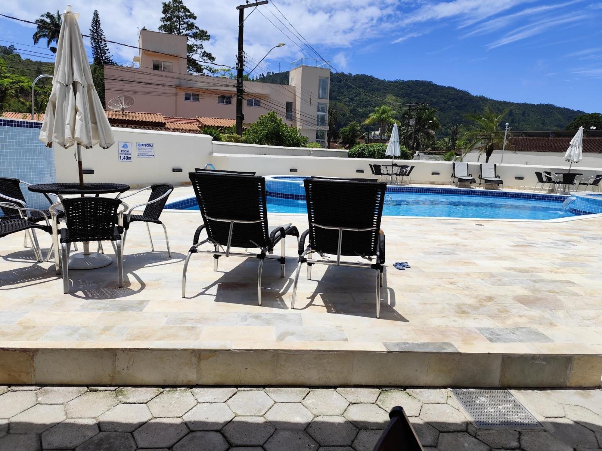 Apto Com Ar-Cond E Piscina A 100 M Praia Da Enseada Ubatuba Luaran gambar